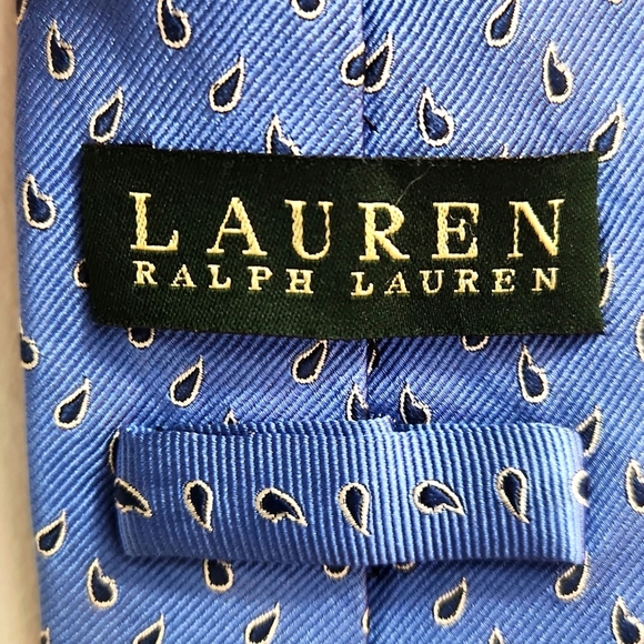 Lauren Ralph Lauren 100% Silk Men's Tie - Picture 3 of 6